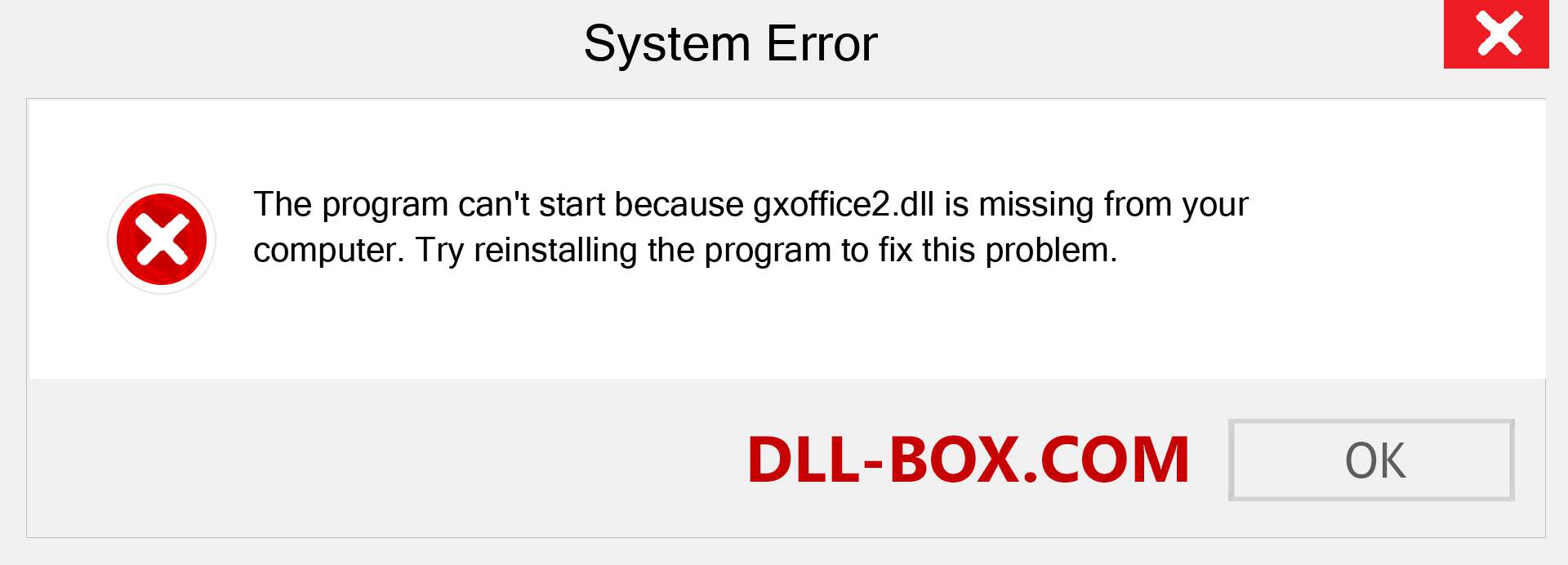  gxoffice2.dll file is missing?. Download for Windows 7, 8, 10 - Fix  gxoffice2 dll Missing Error on Windows, photos, images