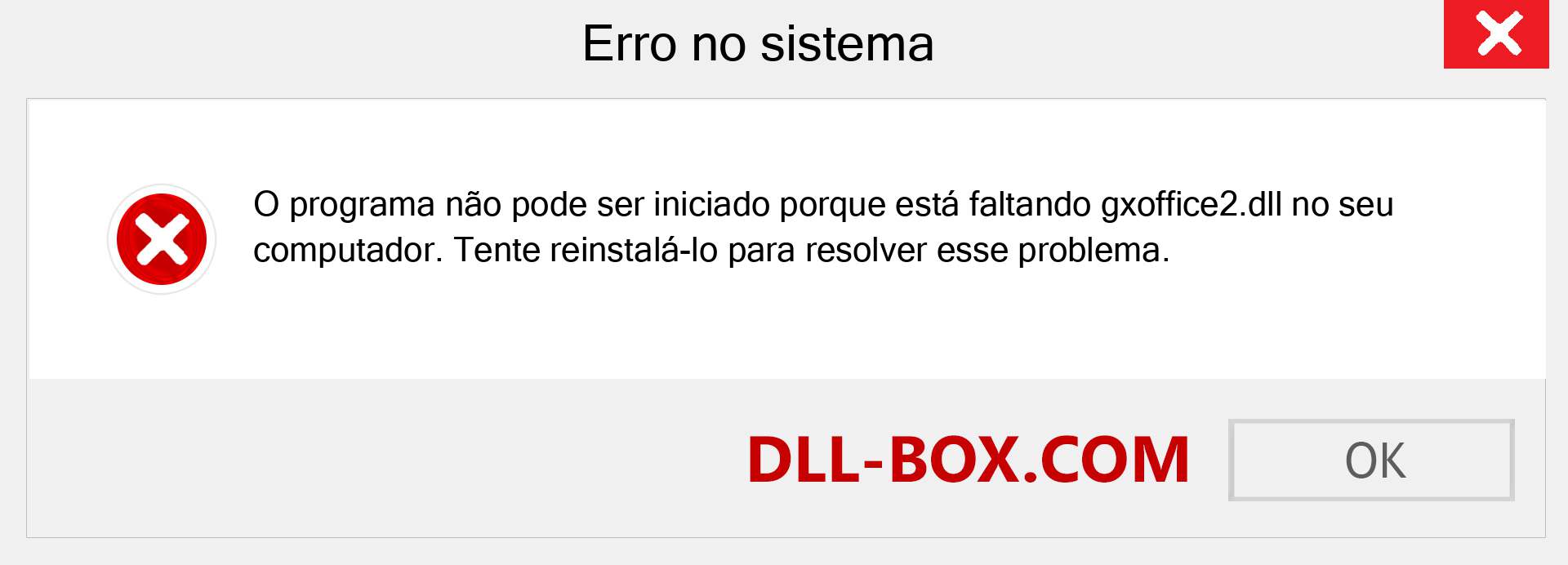 Arquivo gxoffice2.dll ausente ?. Download para Windows 7, 8, 10 - Correção de erro ausente gxoffice2 dll no Windows, fotos, imagens