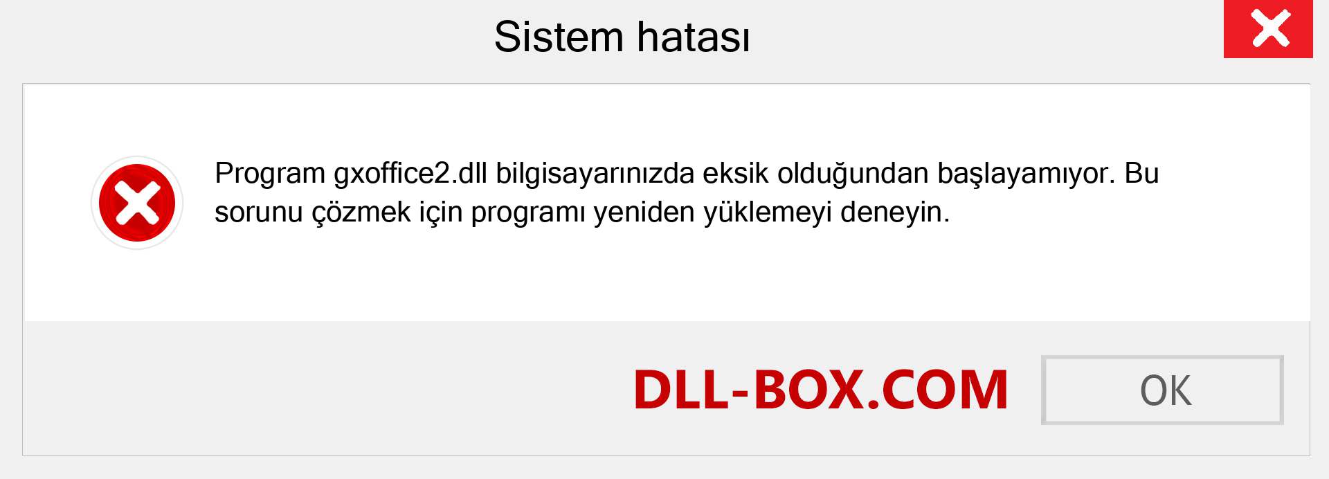 gxoffice2.dll dosyası eksik mi? Windows 7, 8, 10 için İndirin - Windows'ta gxoffice2 dll Eksik Hatasını Düzeltin, fotoğraflar, resimler